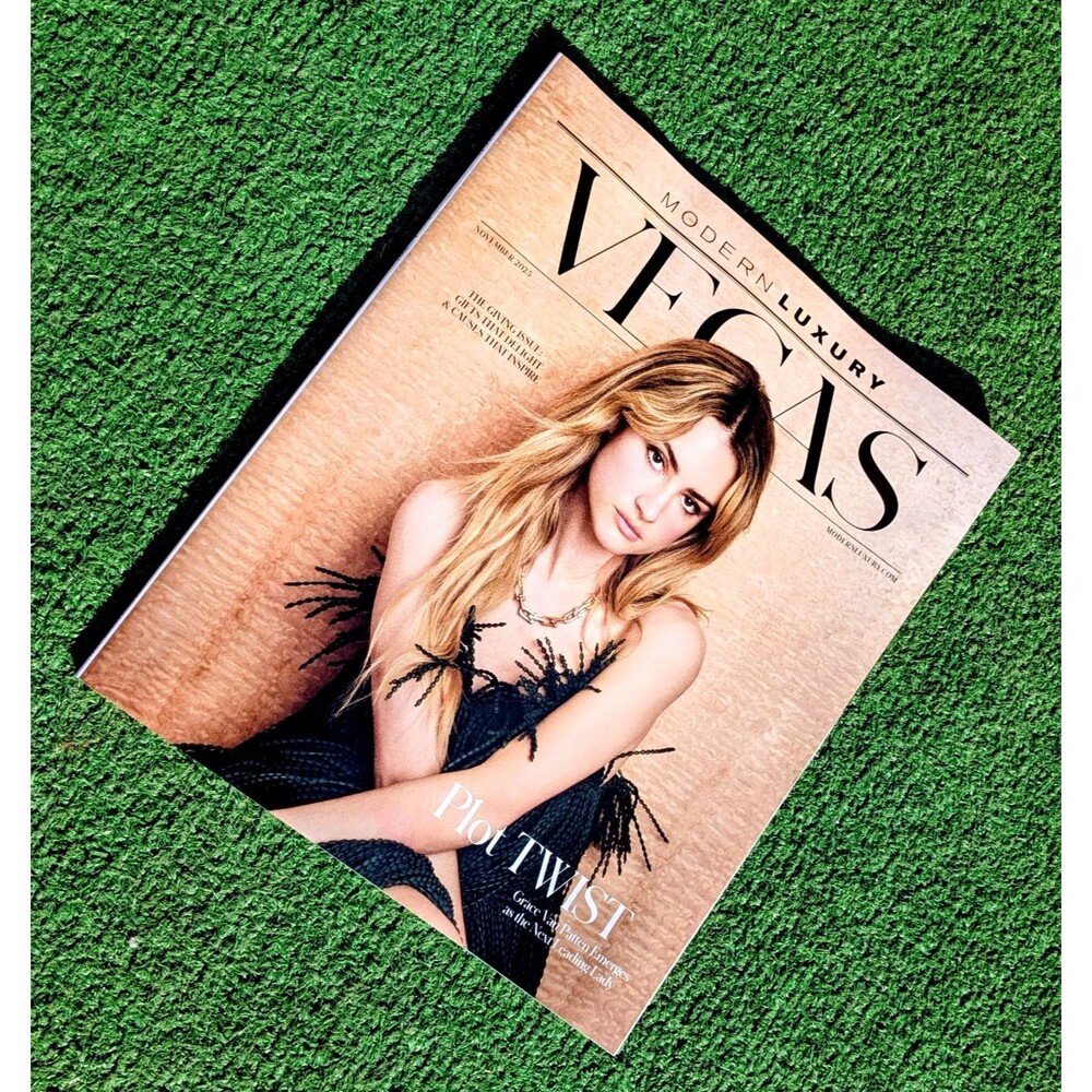 Grace Van Patten+Charlotte Groeneveld November 2025 Modern Luxury Vegas Magazine